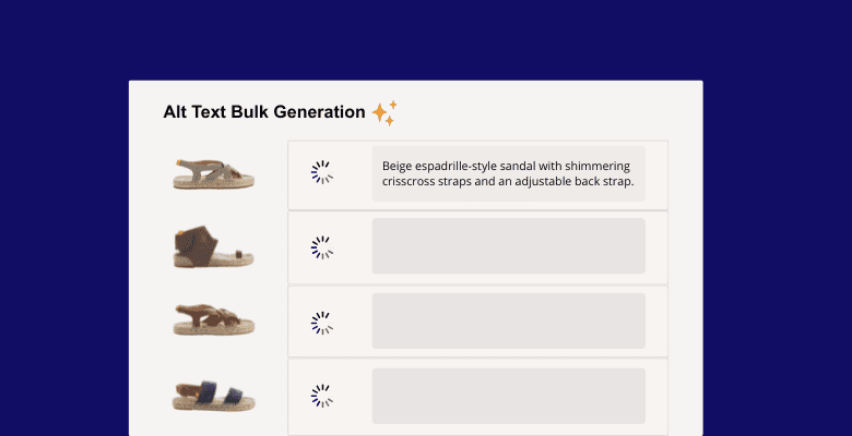 Configure alt text generation rules