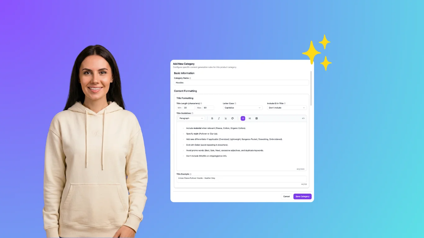 ButterflAI category and content rules for agency delivery workflows
