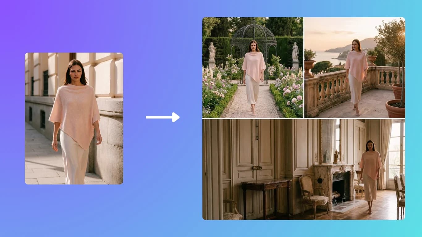 Imágenes de producto escaladas