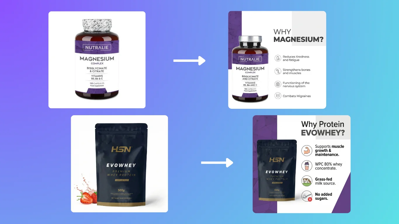 QA y exportación de imágenes