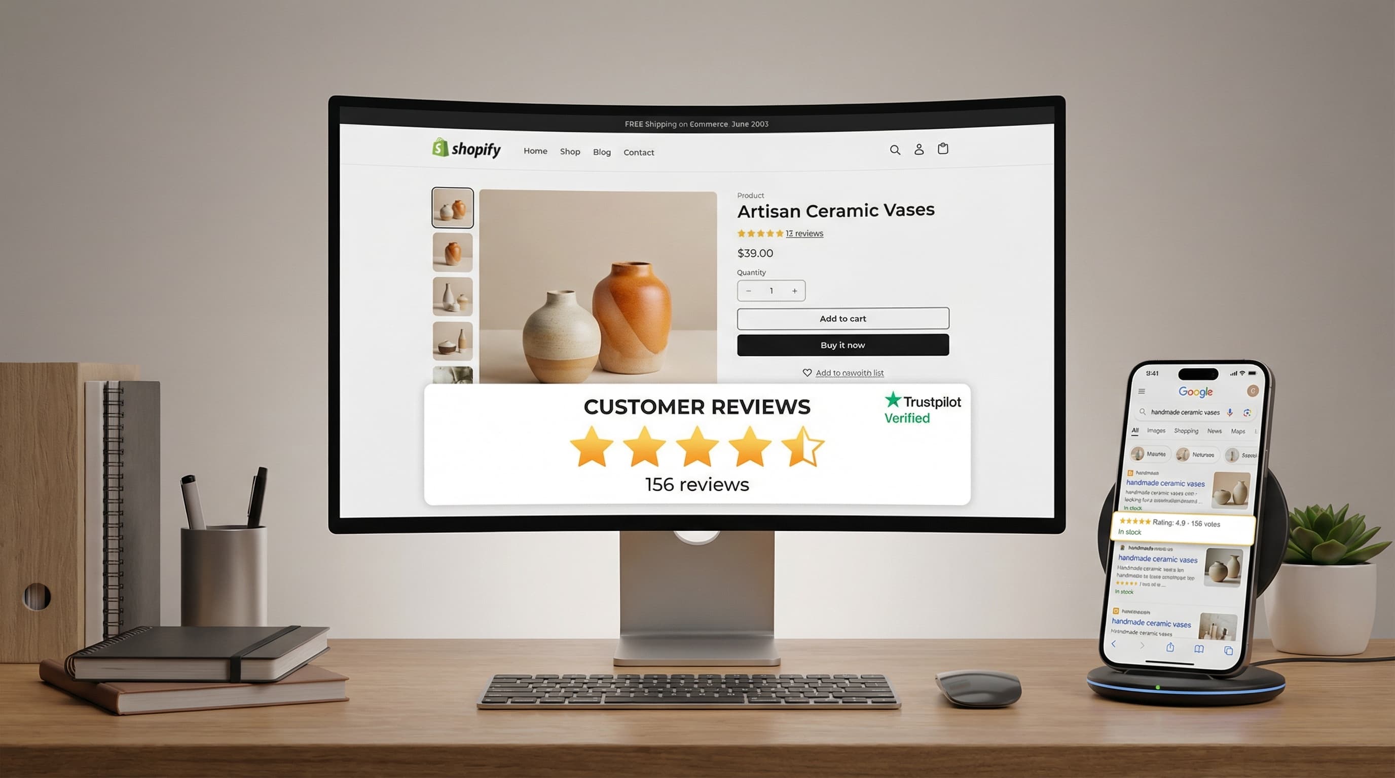 Reseñas en Shopify: Cómo ganar estrellas en Google y mejorar el CTR