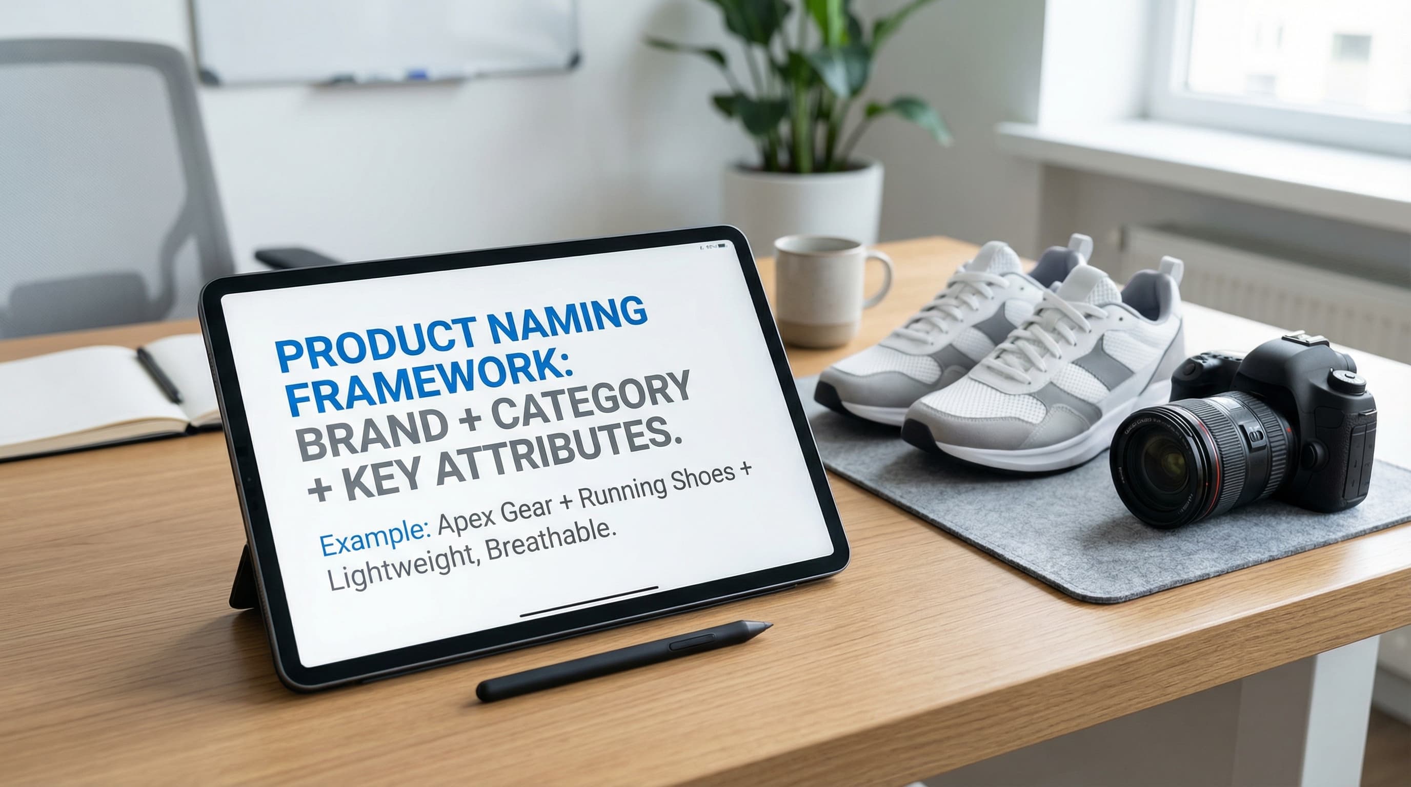 Product title optimization framework for eCommerce SEO and Google Shopping.