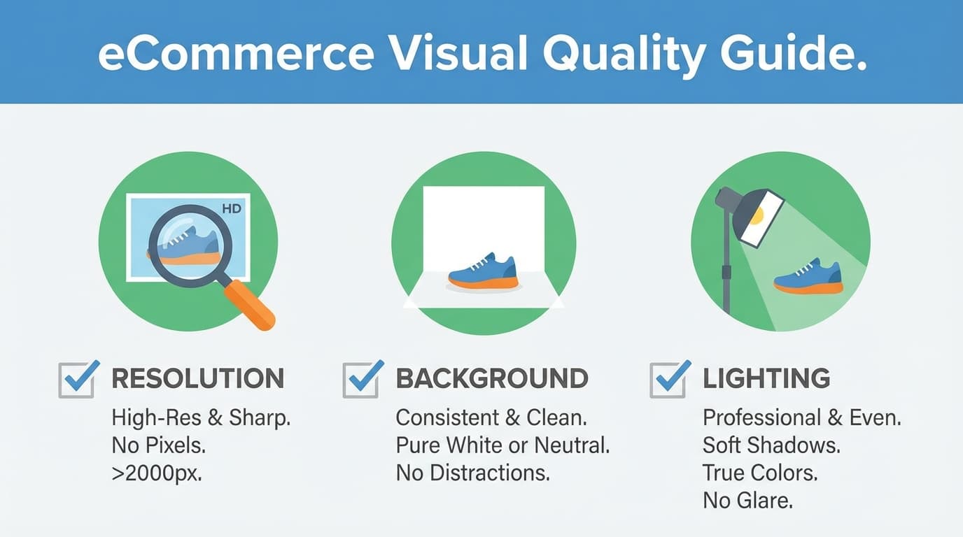 ALT:Visual quality checklist for eCommerce catalogs