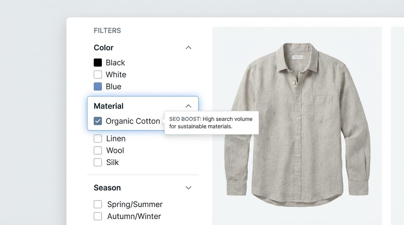 Optimización de filtros de navegación basados en metadatos