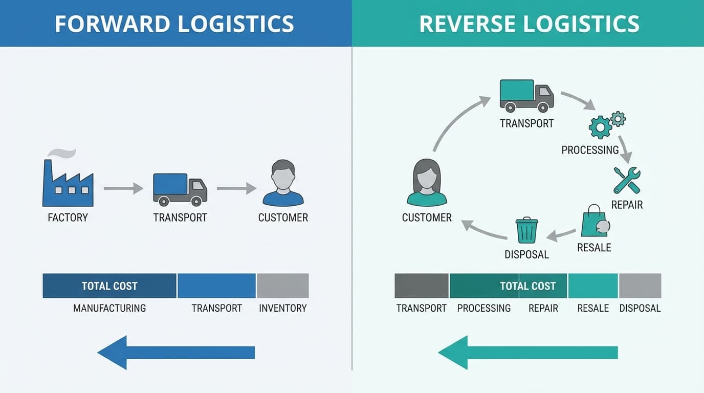 ALT:Reverse logistics cost scheme
