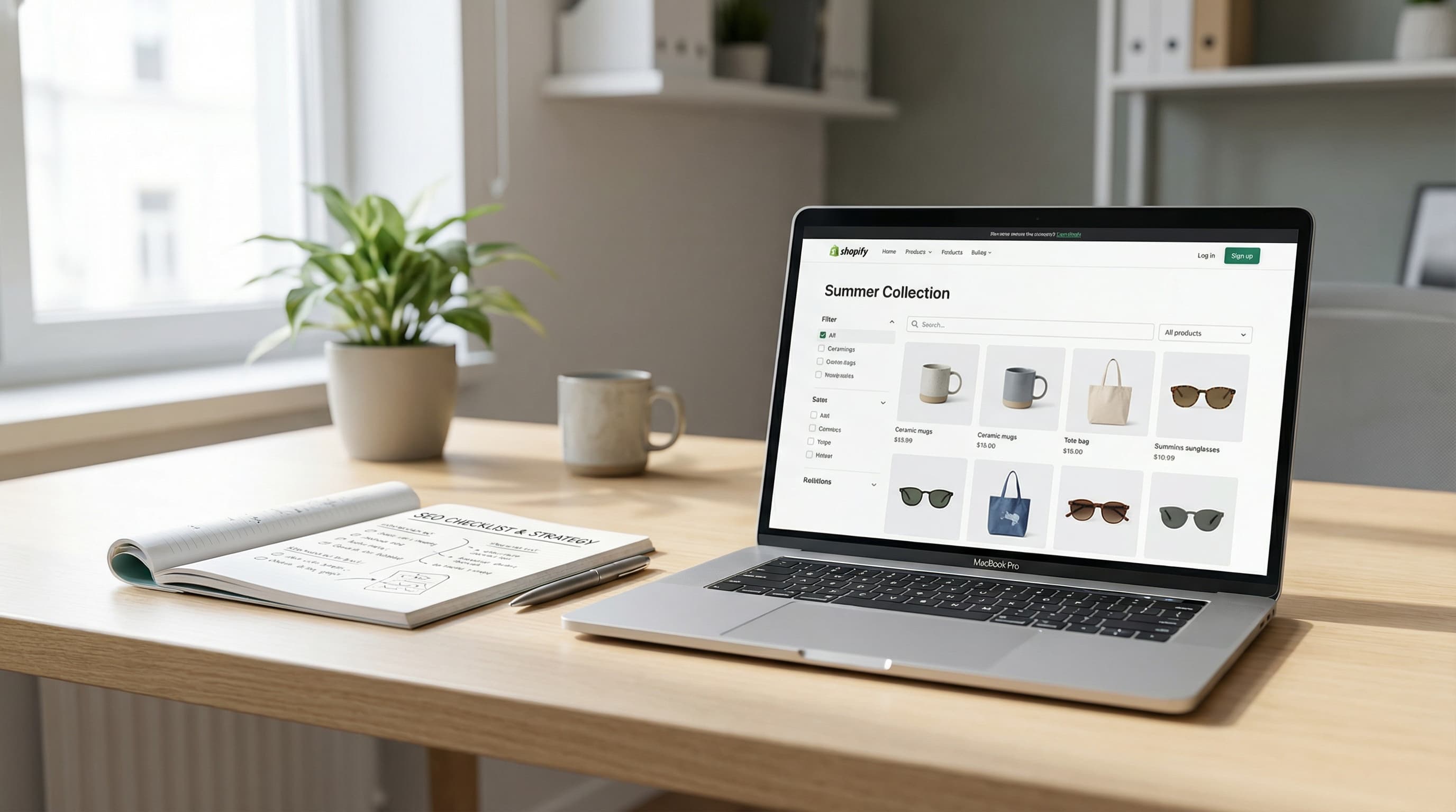 Guía completa sobre SEO collections Shopify para optimizar categorías de eCommerce