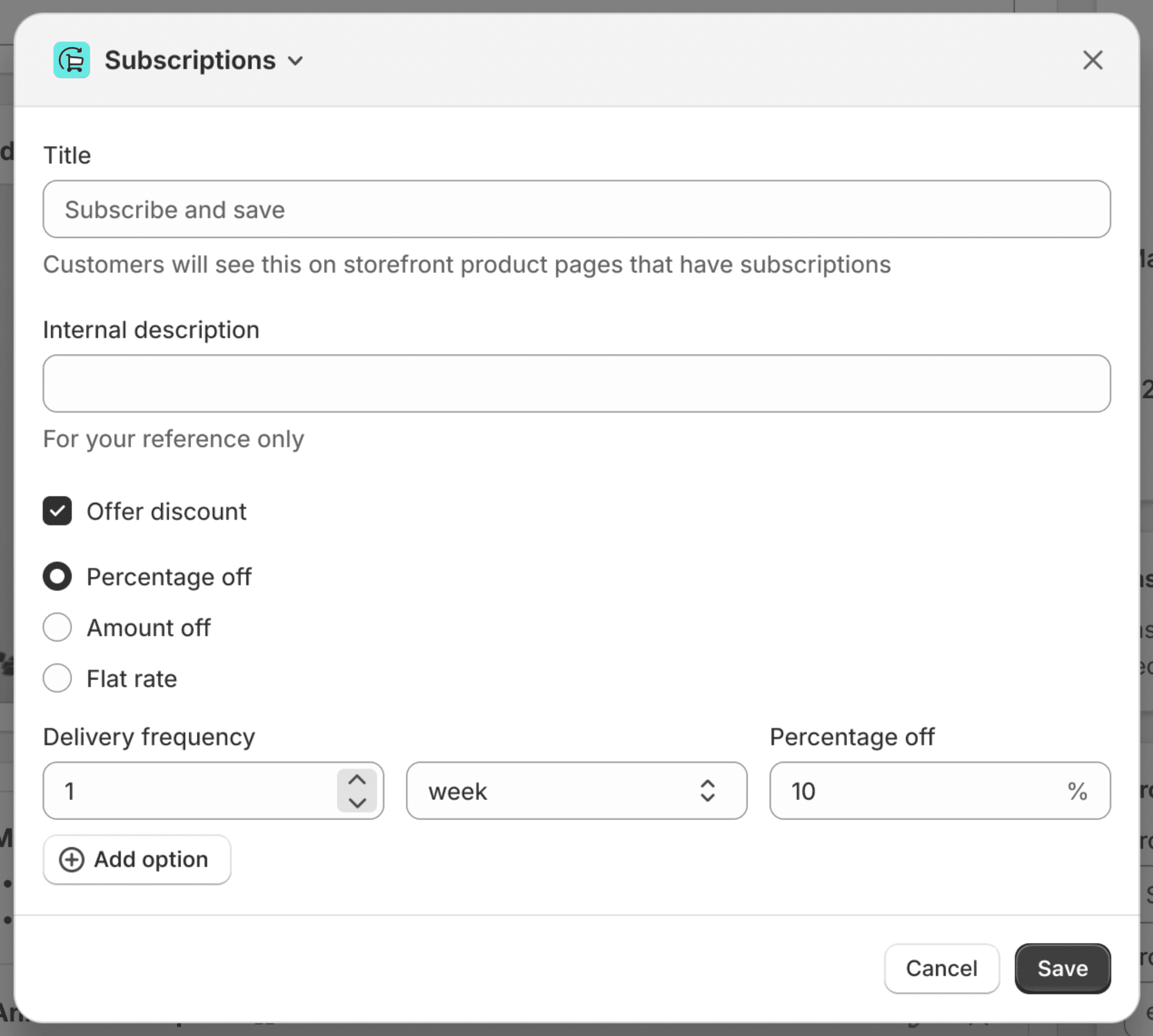 Captura del panel de Shopify mostrando sección de video en media de producto Vista 1.