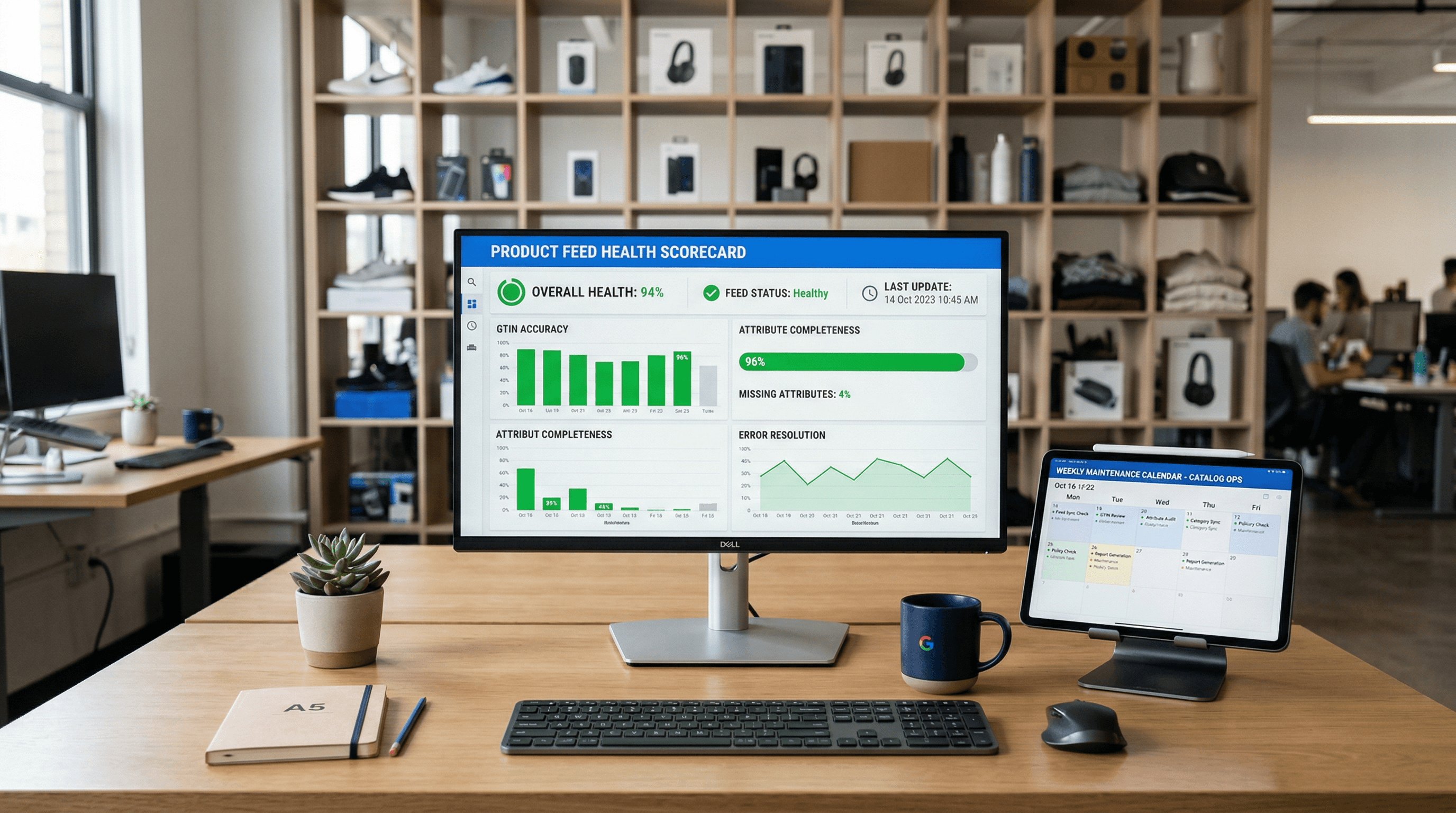 Un concepto de plantilla de QA para la optimización del feed de Google Shopping