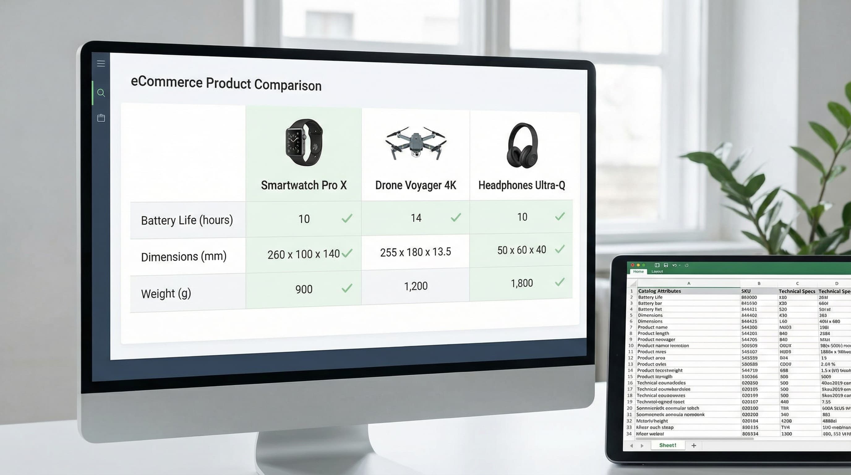 Crear tablas comparativas de productos escalables para eCommerce Crear tablas comparativas de productos escalables para eCommerce