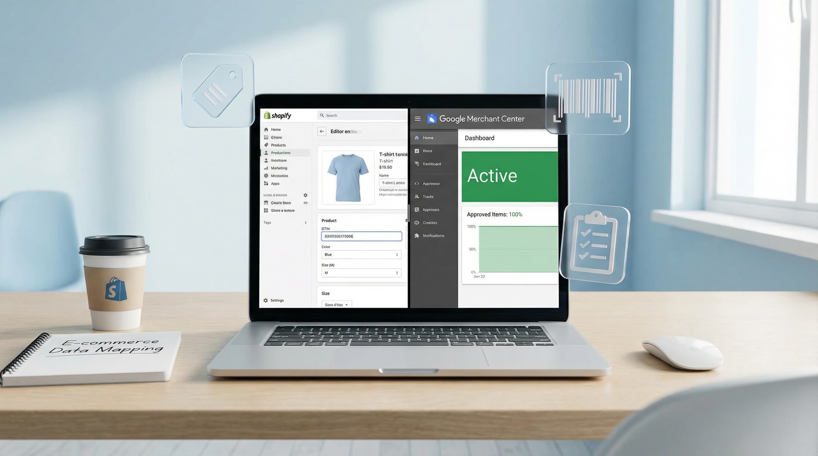 Google Shopping attributes configuration in Shopify and Merchant Center