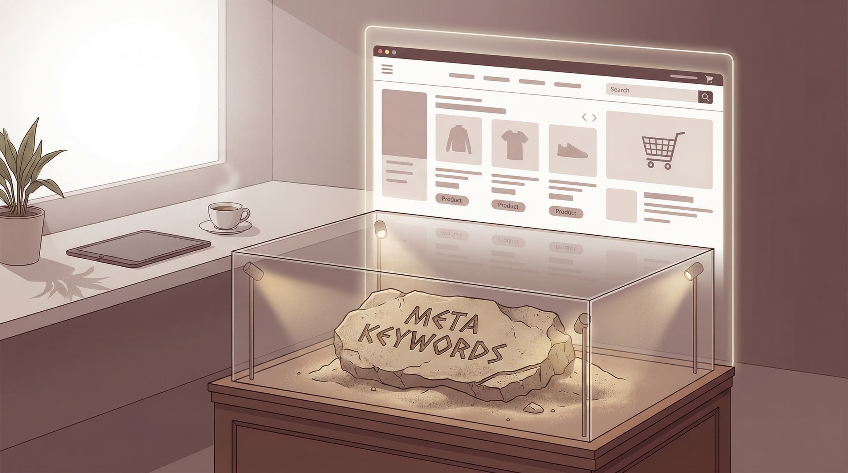 Meta keywords as a digital fossil:img_fossils